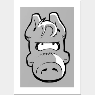 Cerebus Head Posters and Art